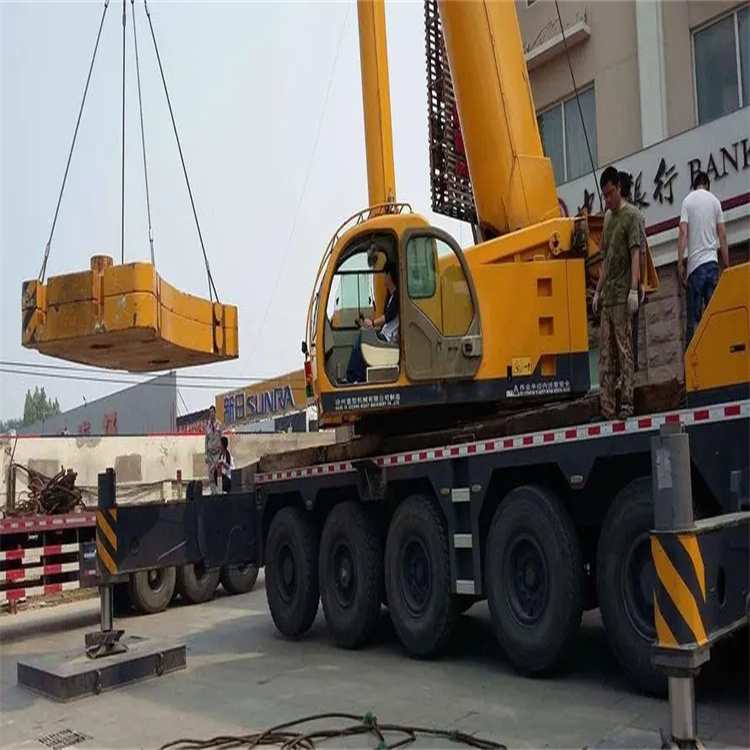 徐州铜山当地吊车出租|机器吊装|75吨|工厂搬迁服务